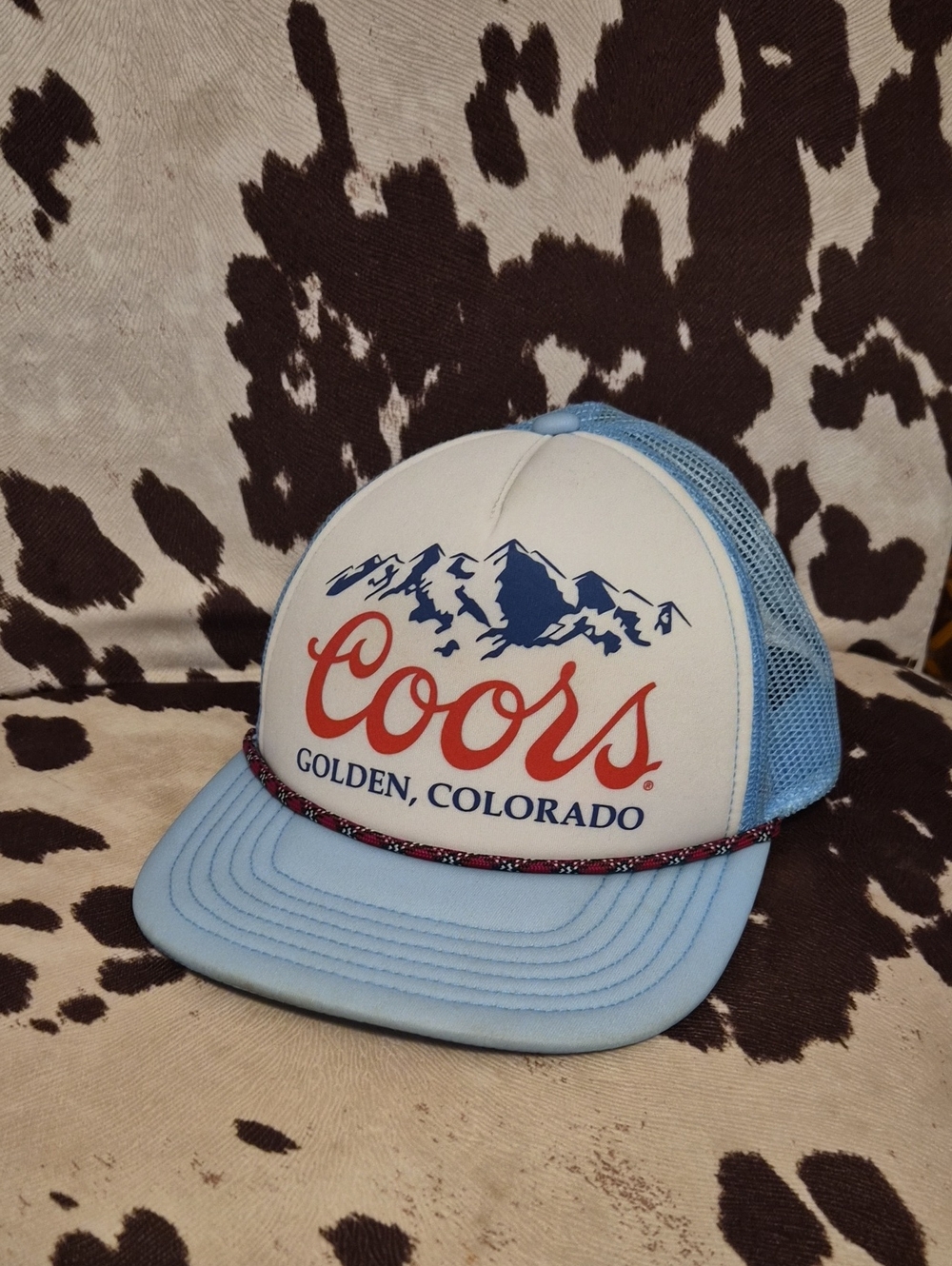 Light Blue Coors Trucker Hat - Picture 1 of 5